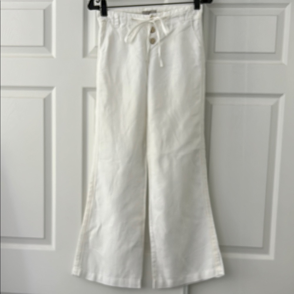 Joie White Flare Pants